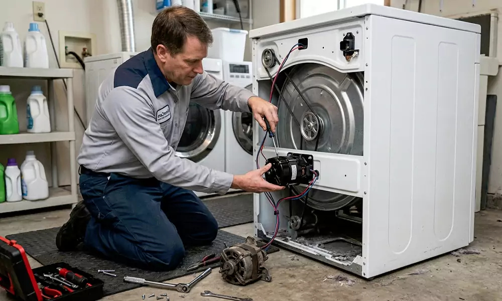 Dryer Motor Replacement in Cornelius, NC