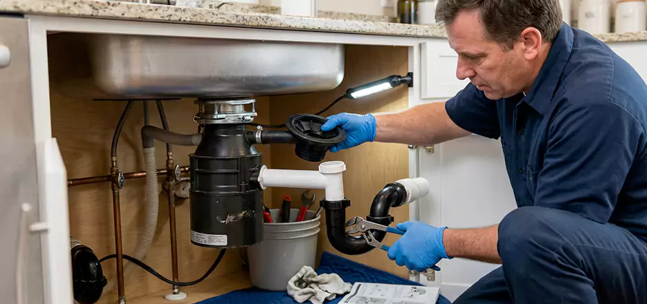 Garbage Disposal Splash Guard and Trap Installation in Cornelius